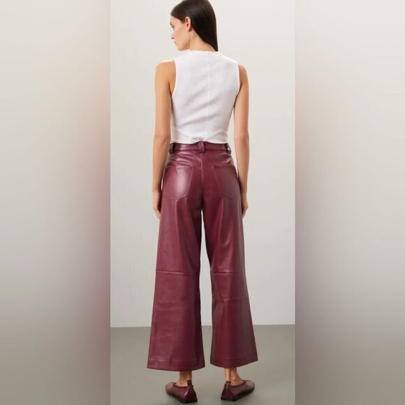 Joe's Jeans Mia Vegan Leather Pants Size 29 - Picture 3 of 7